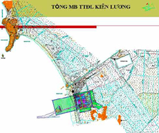 Qui hoạch tổng mặt bằng Trung tâm nhiệt điện Kiên Lương 4.400MW, lớn nhất Việt Nam tính đến thời điểm này (Ảnh tư liệu dự án).
 
